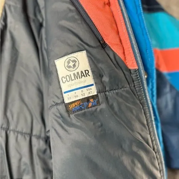 Colmar Super Mecpor Mens Outdoor Mountain Snow Hooded Vintage Ski Jacket Size 42
